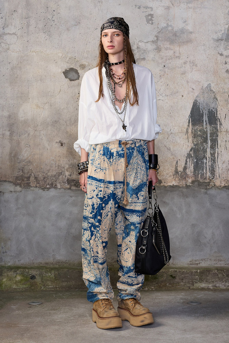 PLEATED RELAXED PANT WITH ELASTIC WAIST 1