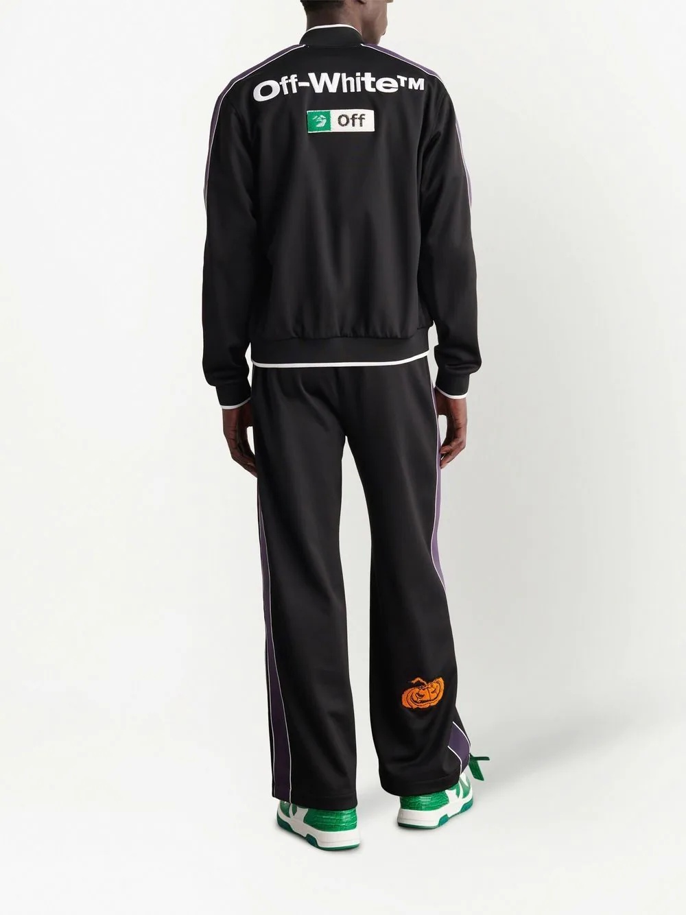 logo-patch track pants - 4