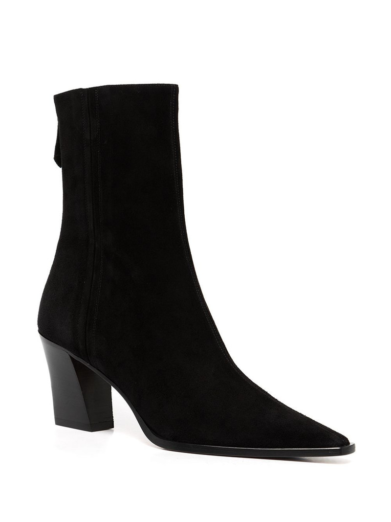 AQUAZZURA suede ankle boots outlook