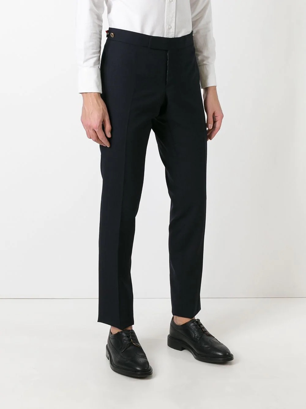 slim-fit tailored trousers - 3