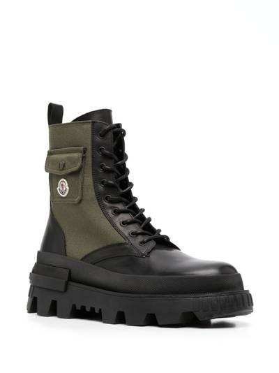 Moncler Konture logo-patch ankle boots outlook