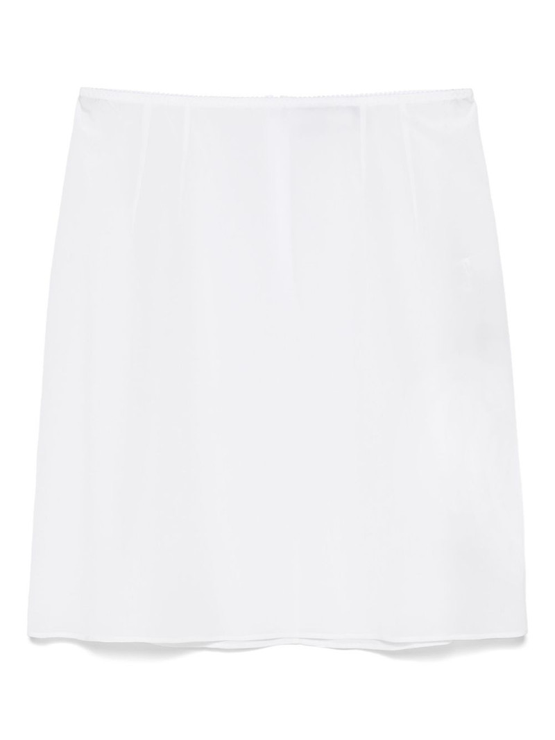 semi-sheer mini skirt 1