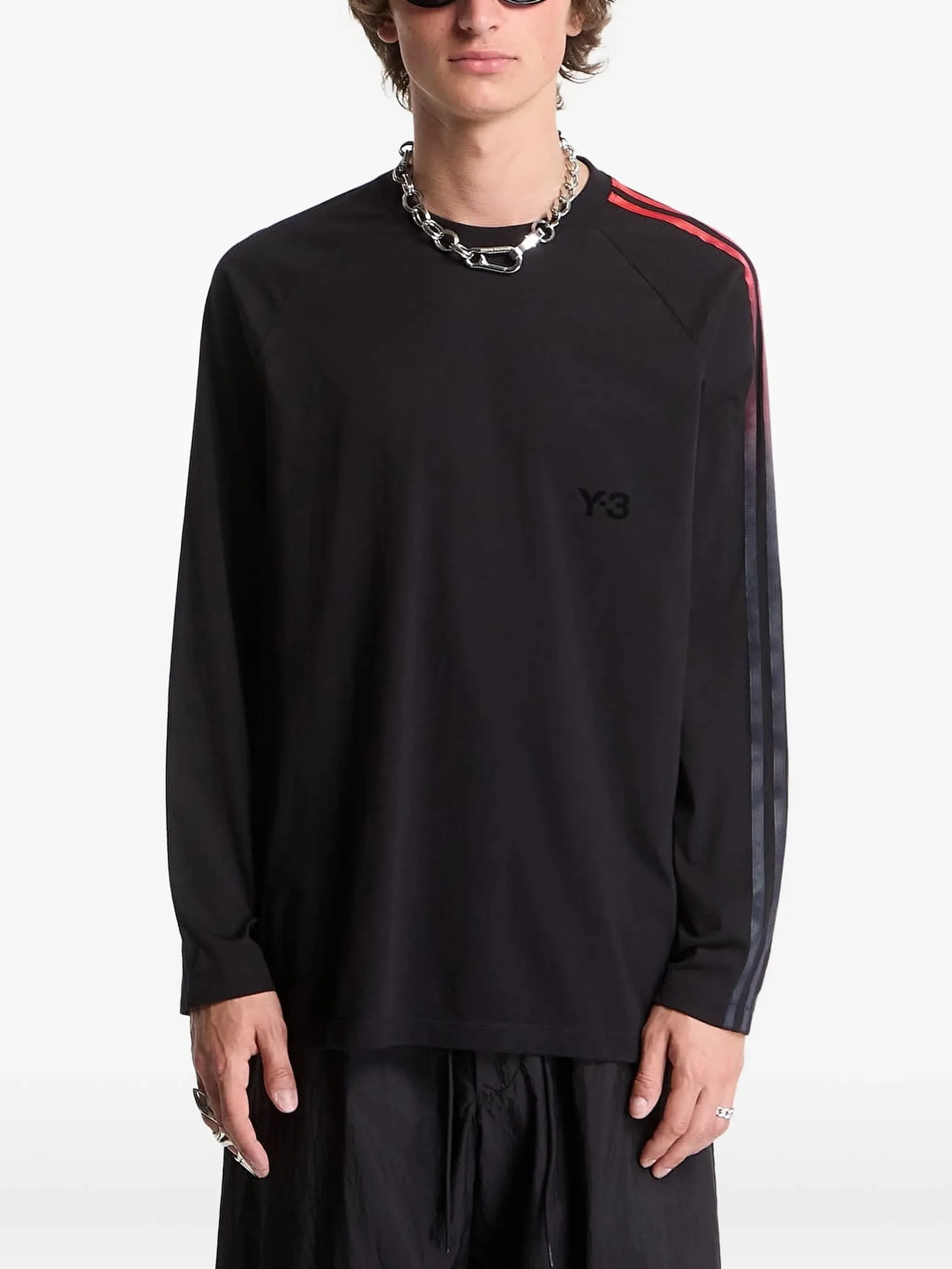 Y-3 Y-3 Oversized Gradient Stripes Long Sleeve T-Shirt UNISEX - 1