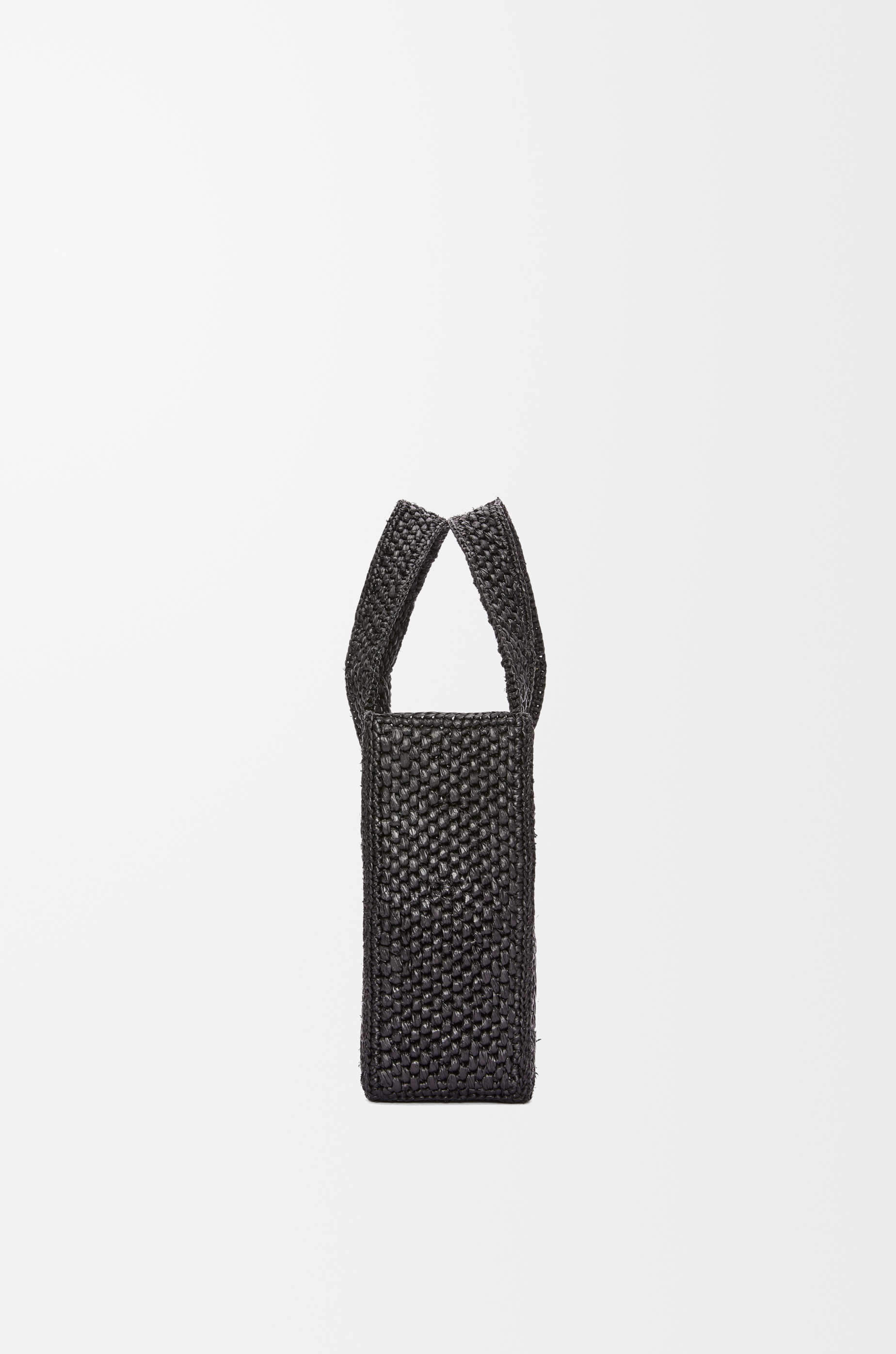 Mini LOEWE Font tote in raffia - 5