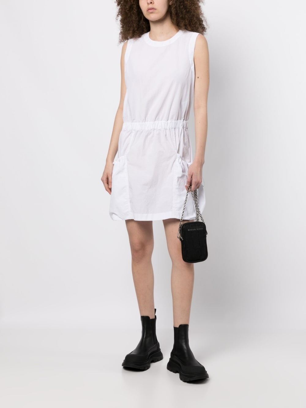 sleeveless cotton mini dress - 2