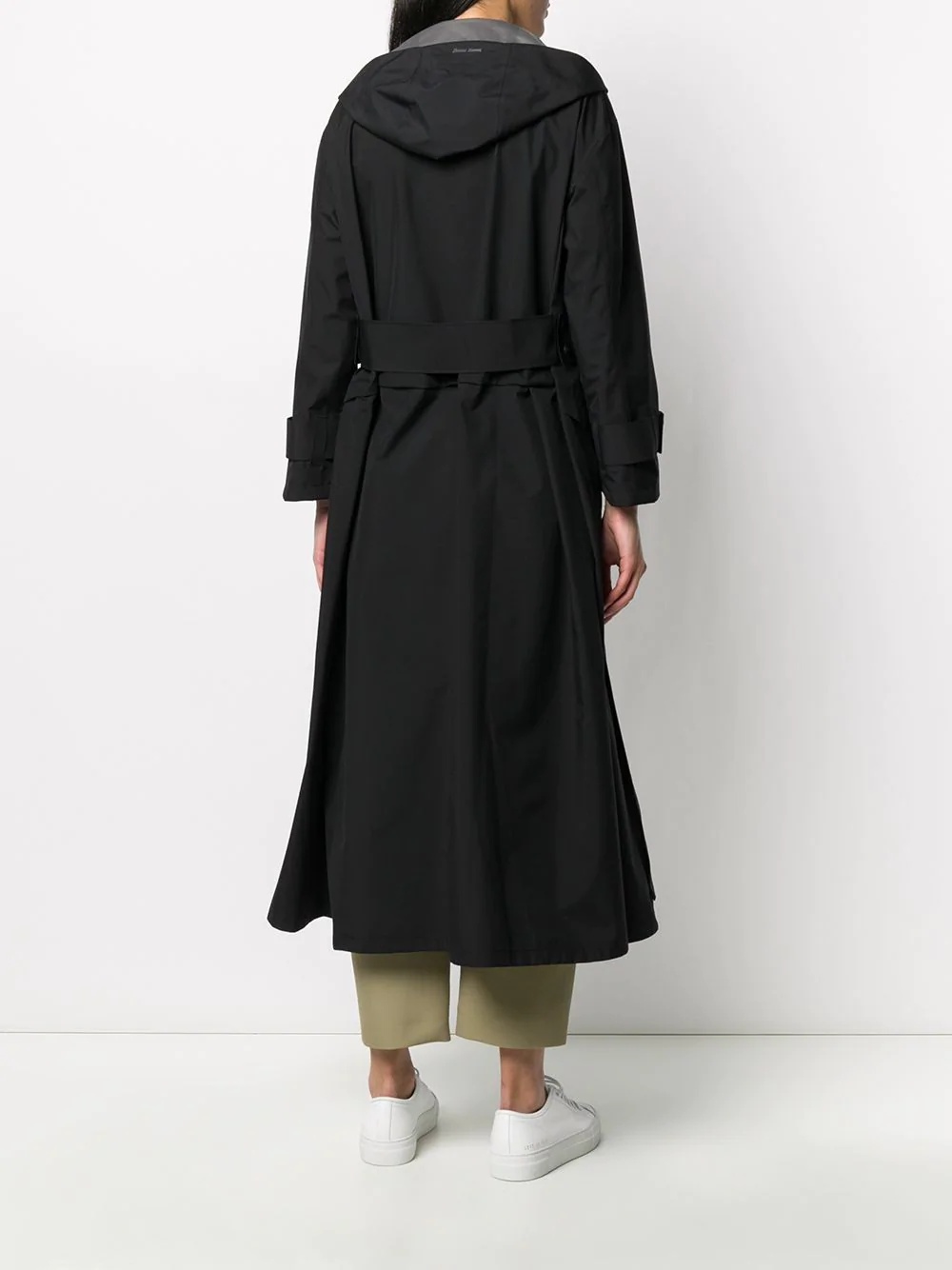 hooded trench coat - 4