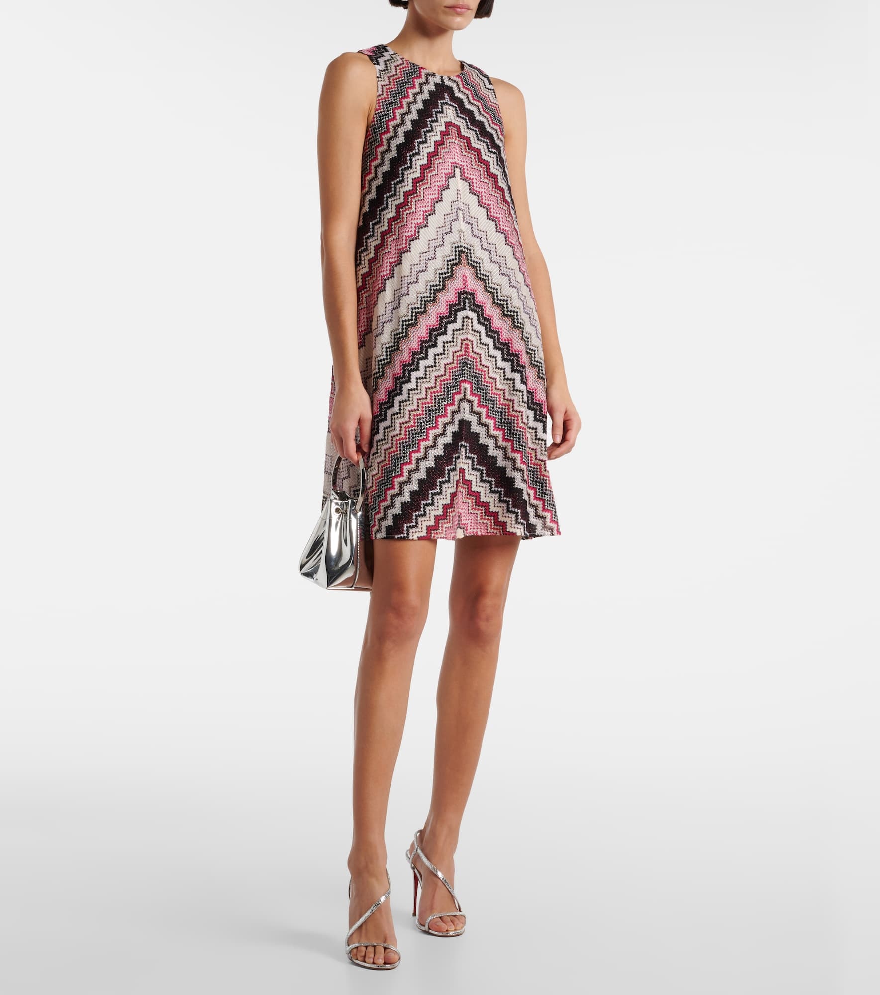 Zig Zag metallic minidress - 2