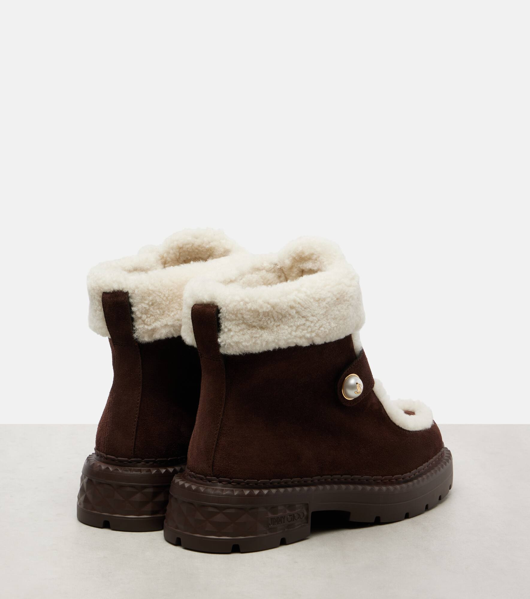 Shea suede and shearling ankle boots - 2