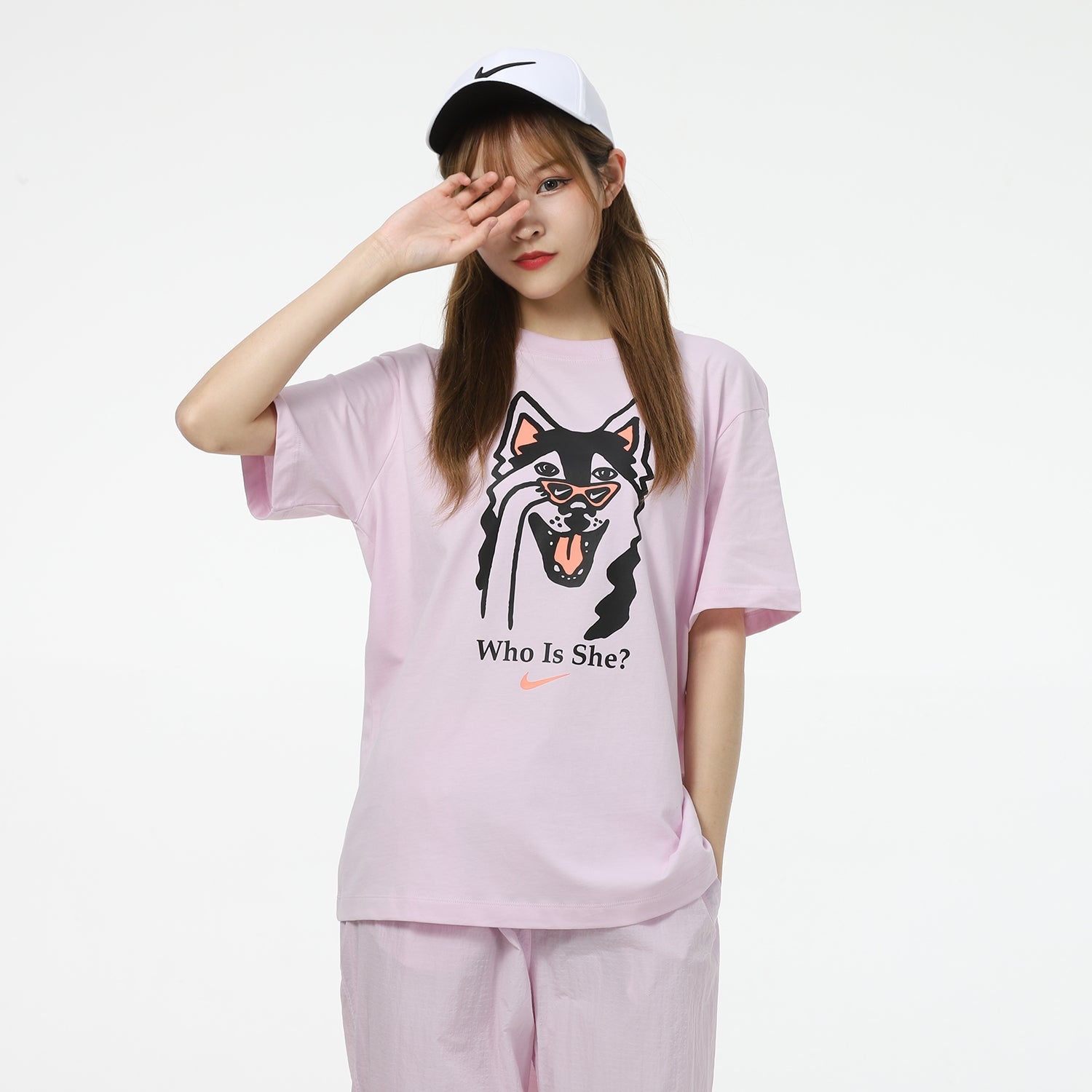 (WMNS) Nike AS W Nike Sportswear BF Tee Dog HBR Regal PINK DJ1846-695 - 3