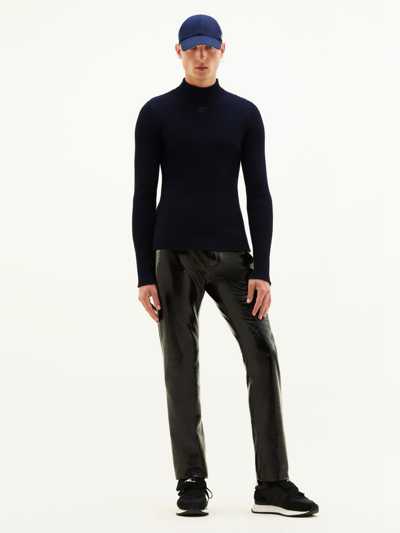 courrèges HIGH COLLAR JUMPER outlook