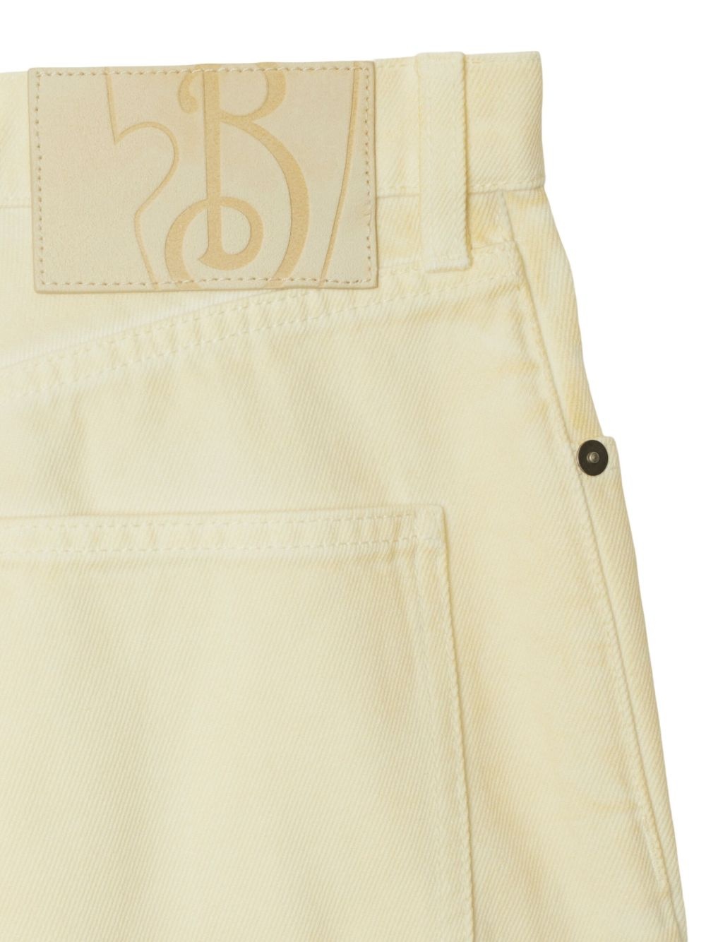 check detailing jeans - 10
