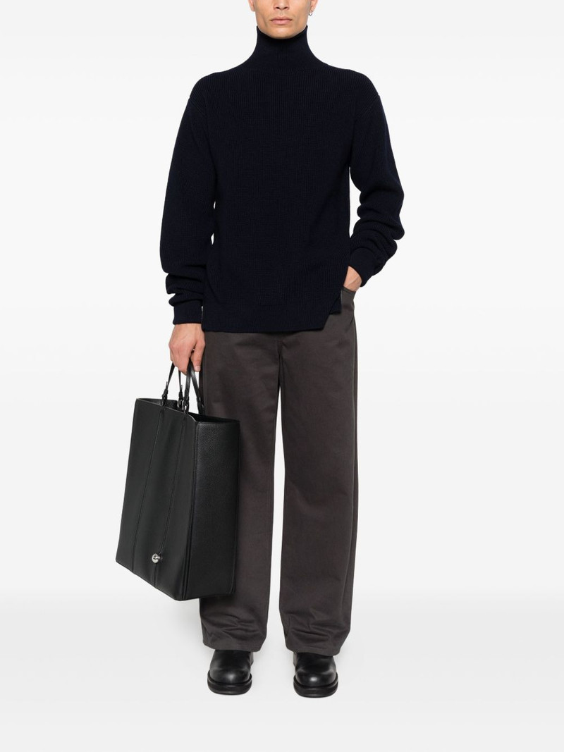 Jil Sander ribbed high-neck sweater outlook