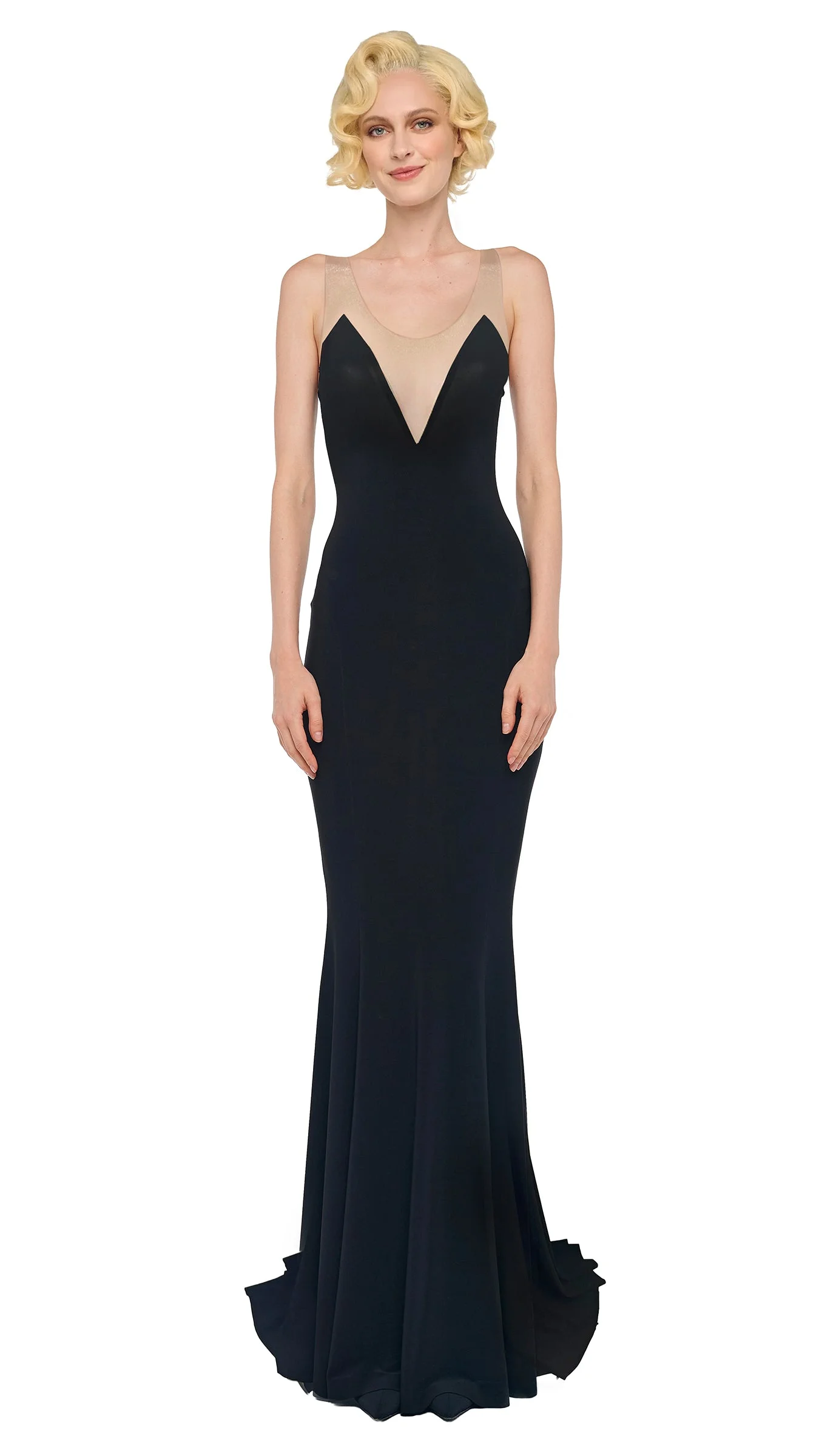 RACER FISHTAIL GOWN - 1