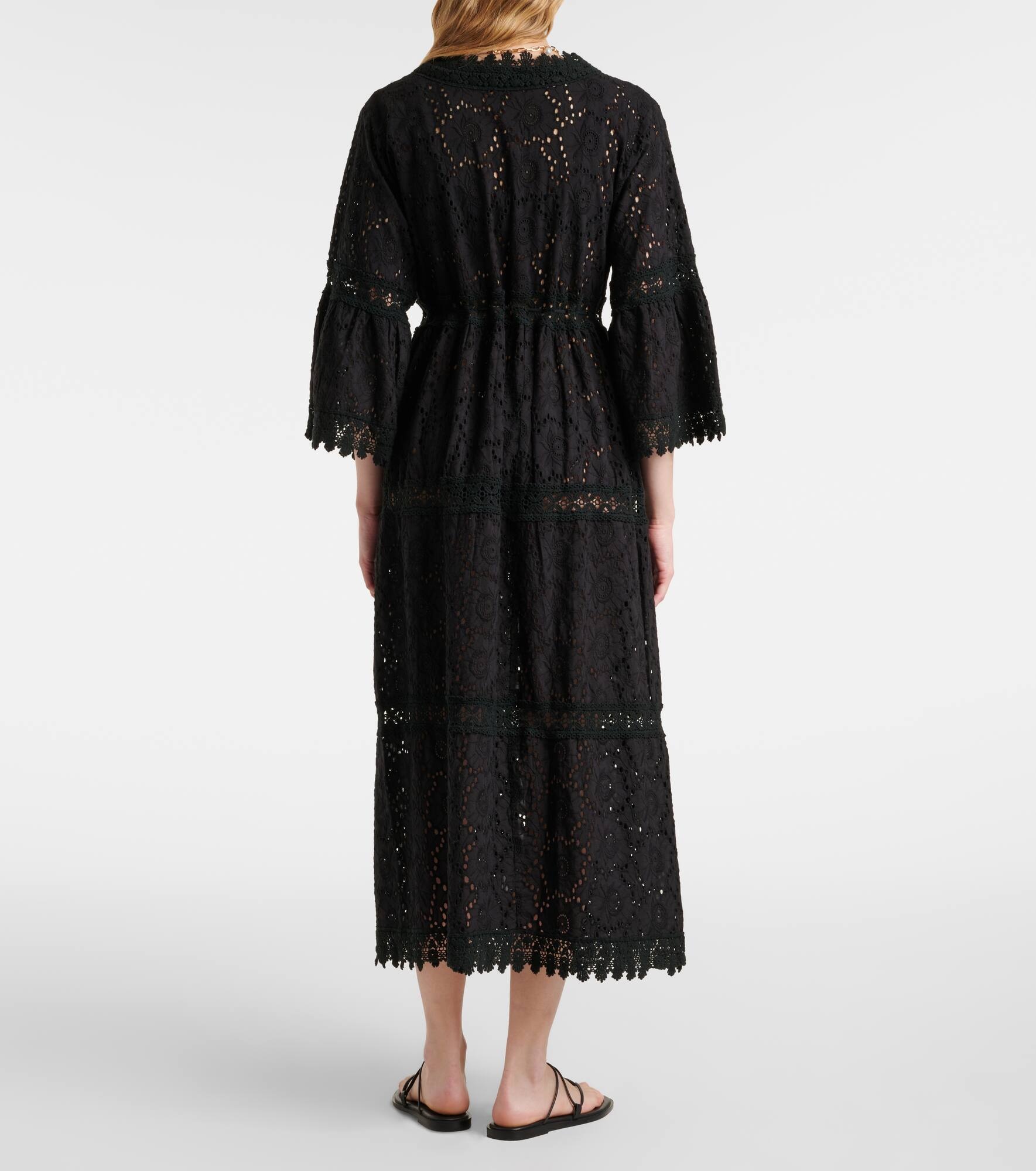 Robbie cotton lace kaftan - 3