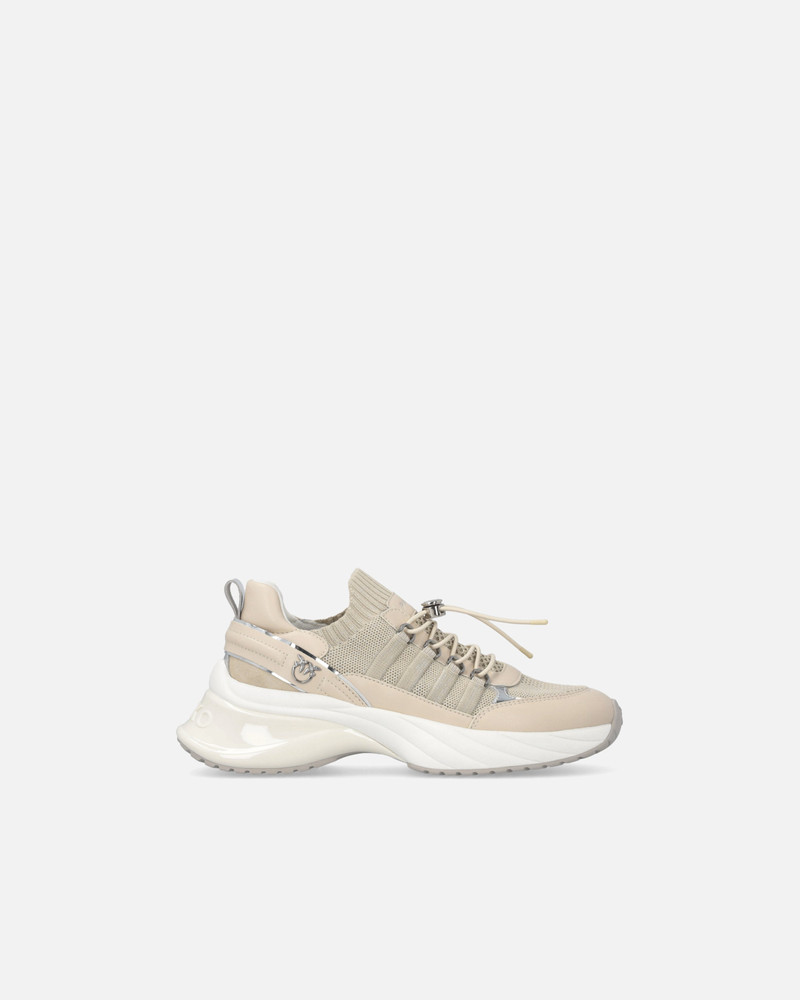 KNITTED SNEAKERS WITH LACES AND CORD LOCK 1