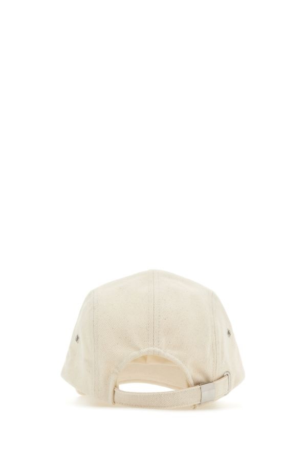 Isabel Marant Woman Malange Ivory Cotton Tedji Baseball Cap - 3