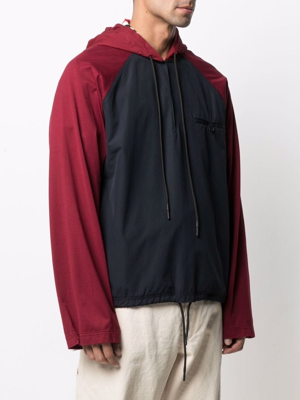 colour-block panelled jacket - 3