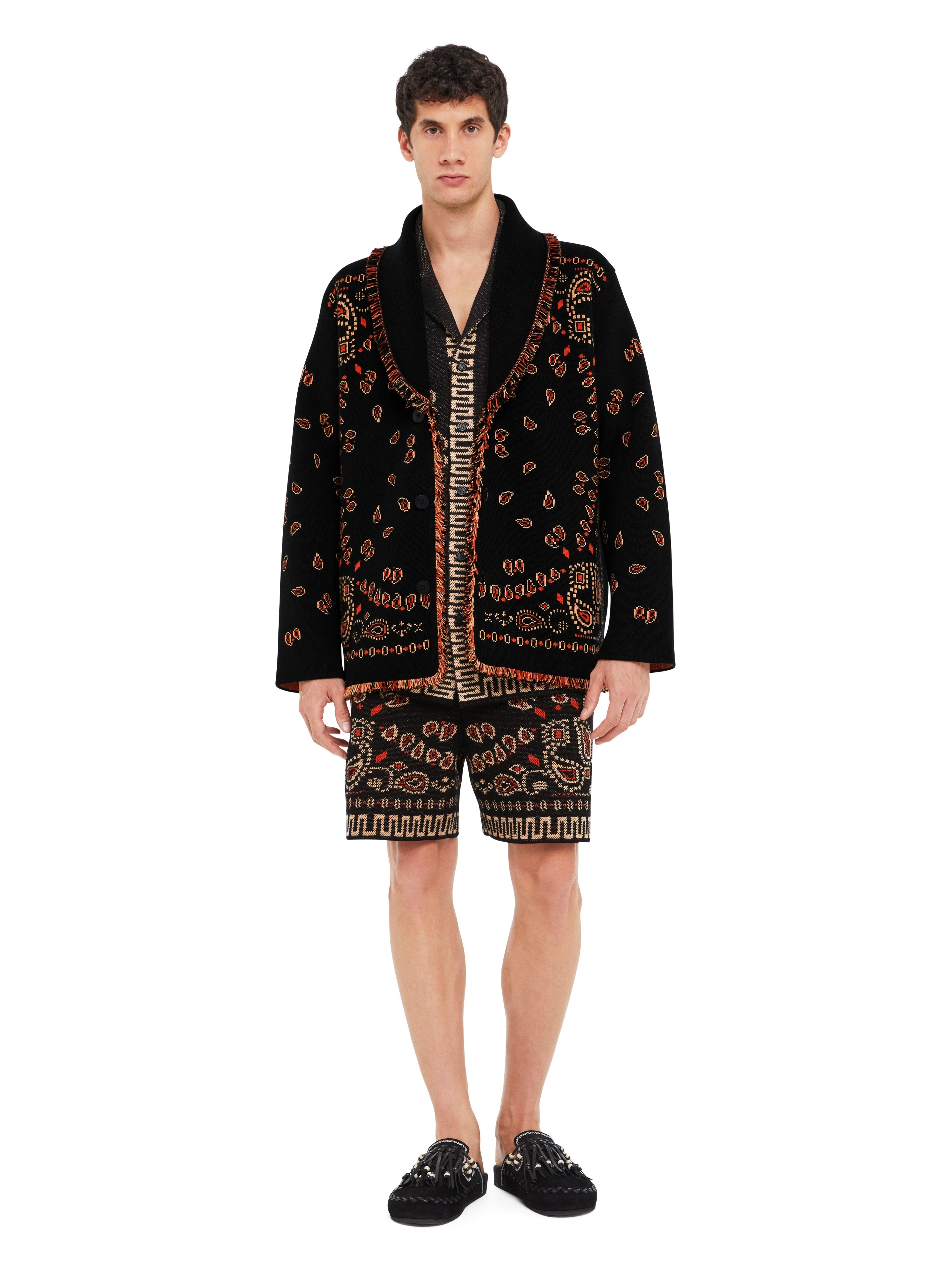 Bandana Jacquard Cardigan - 2