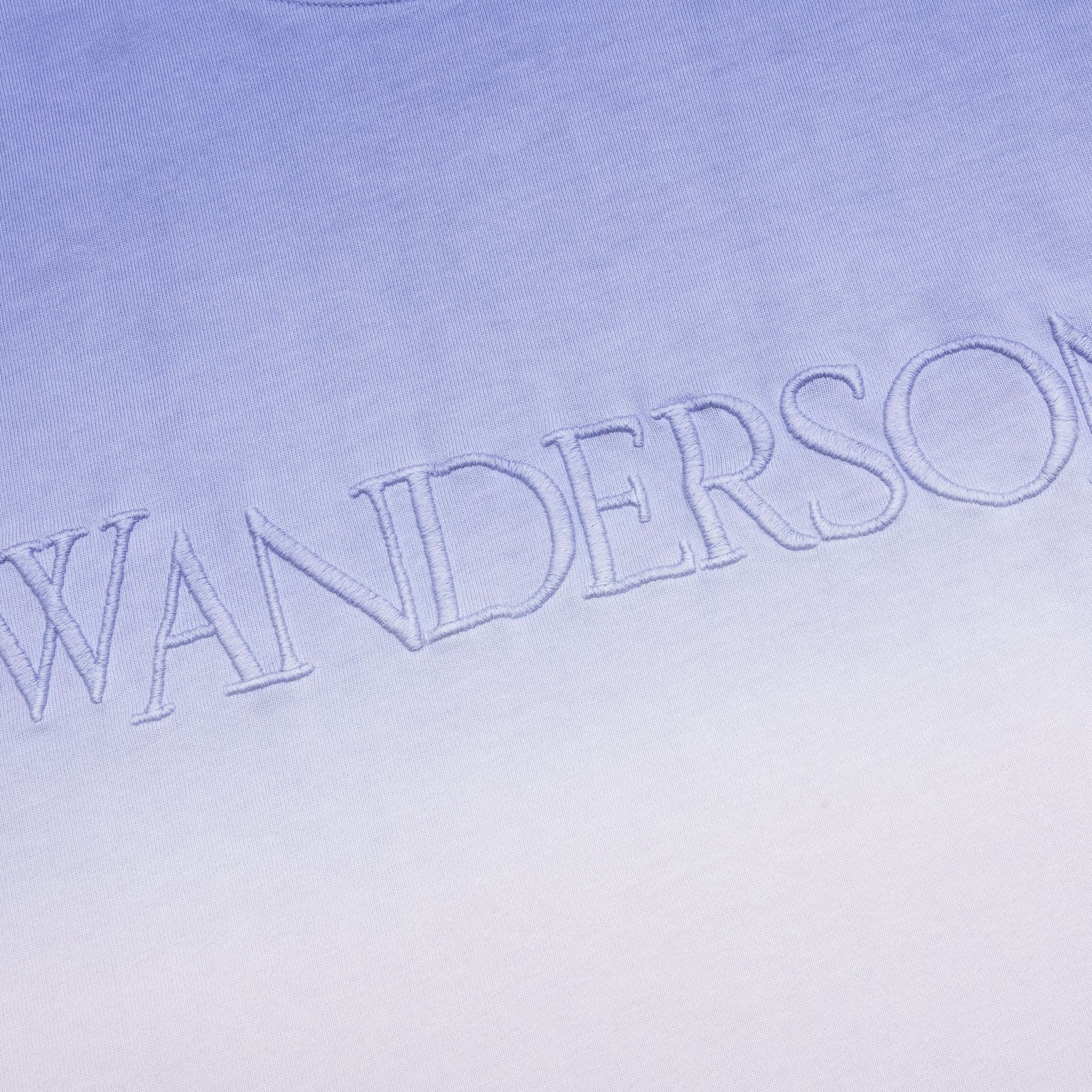 LOGO EMBROIDERY GRADIENT T-SHIRT - LAVENDER - 4