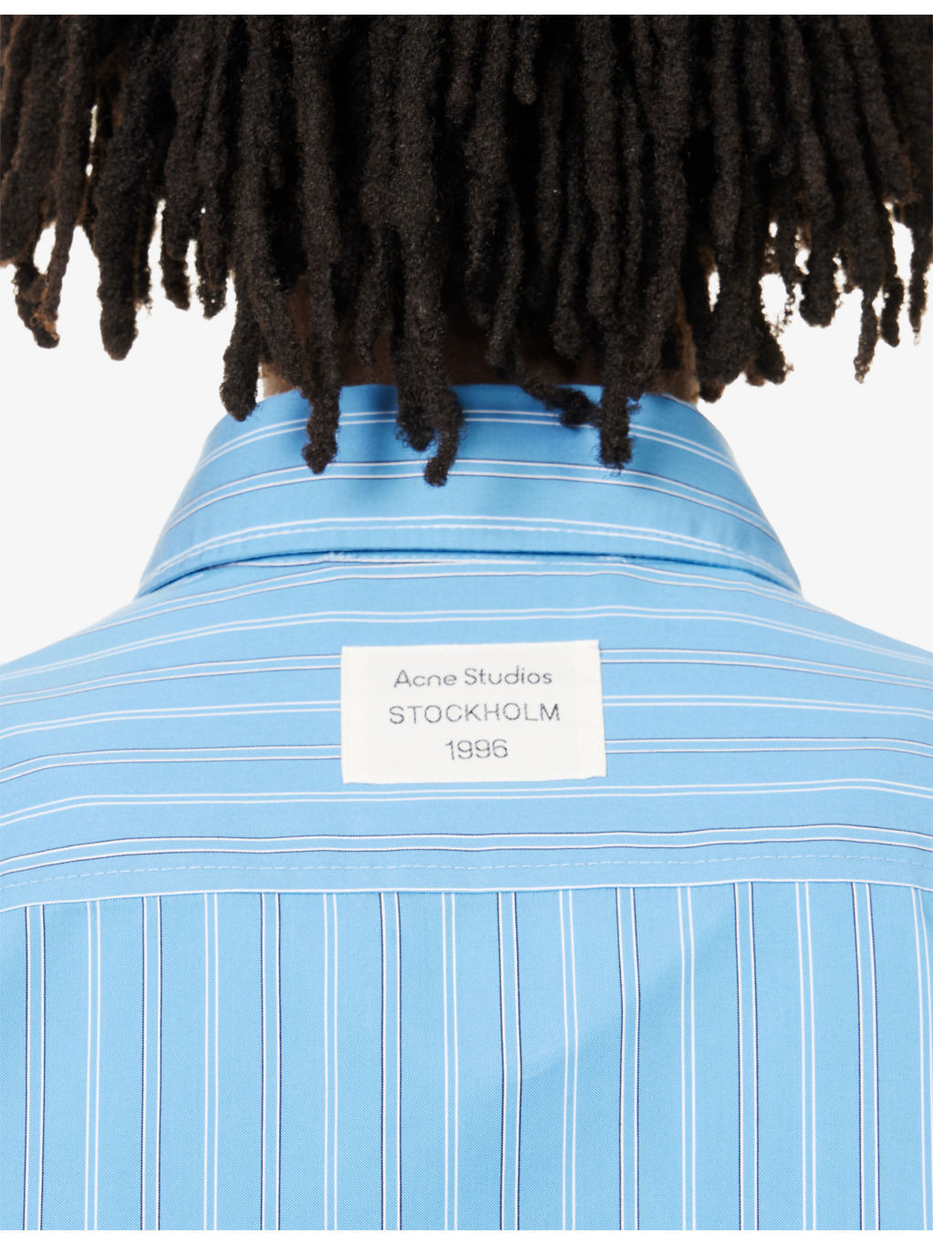 Oversized Pinstripe Woven Shirt - 5