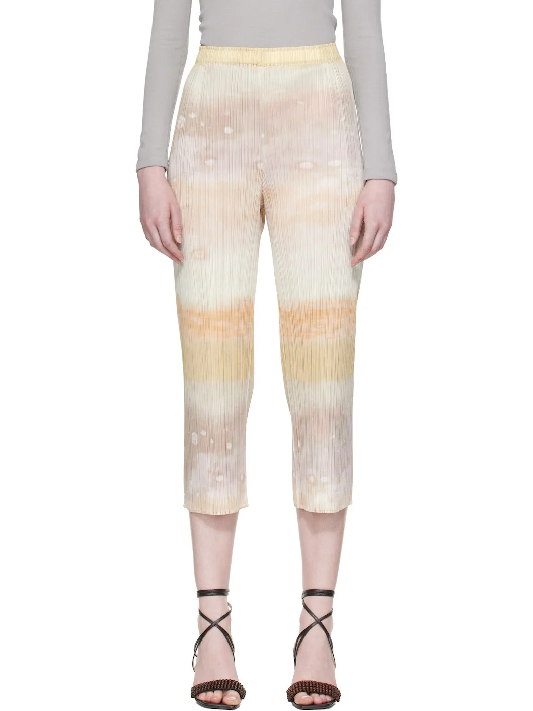 Beige Sea Bubble Trousers - 1