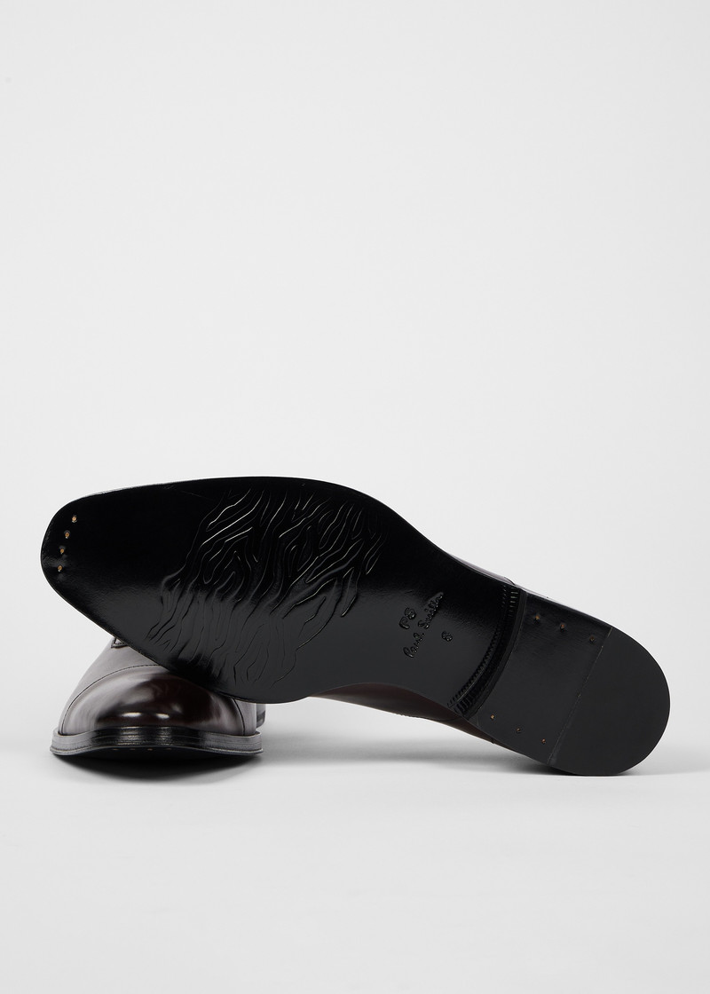 Leather Dark Brown 'Portman' Shoes 3