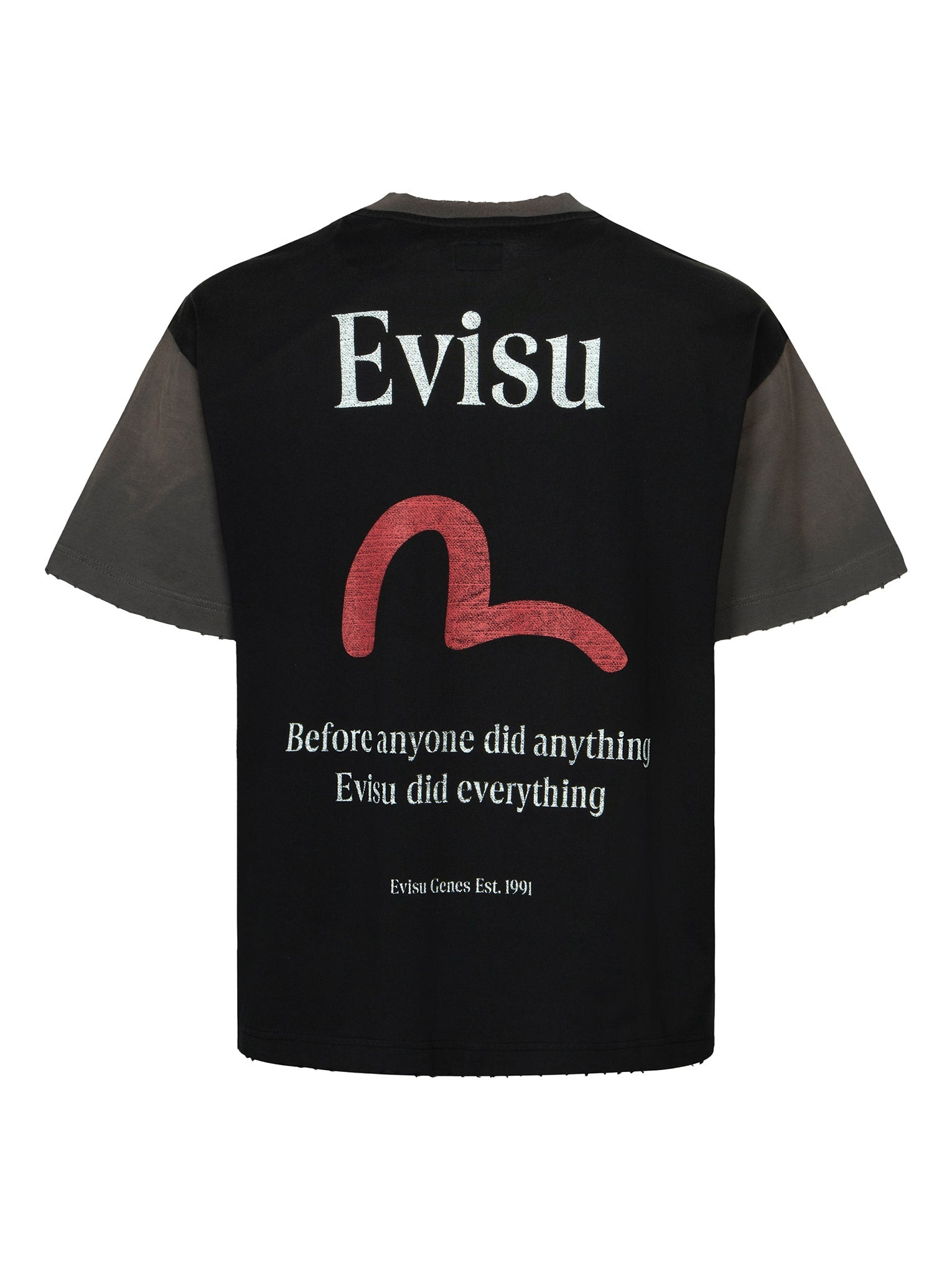 SEAGULL AND LOGO PRINT BOXY T-SHIRT - 15