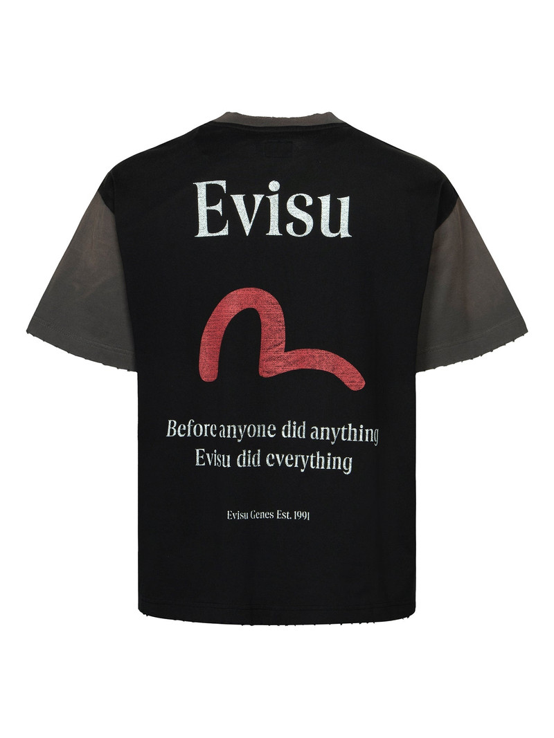 SEAGULL AND LOGO PRINT BOXY T-SHIRT 15