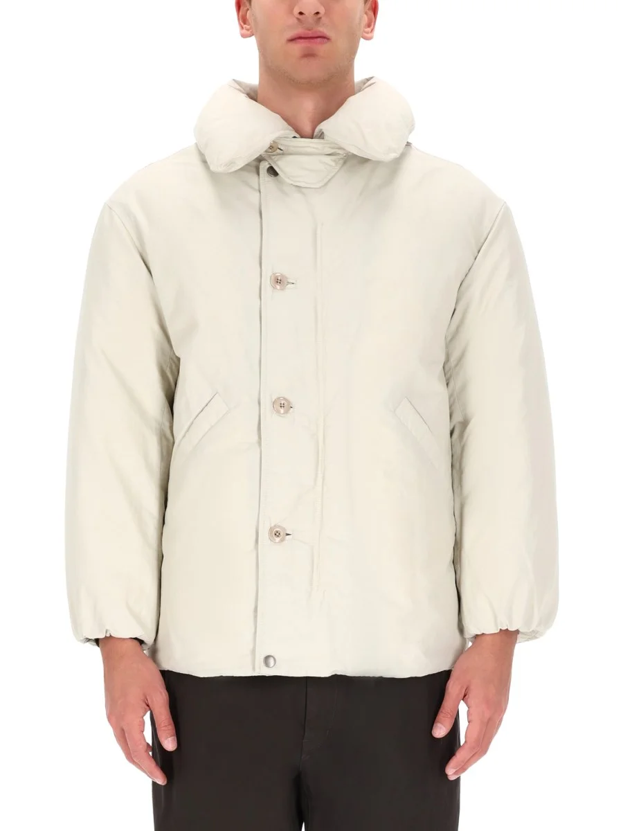 GIACCA BLOUSON IN MISTO LINO - 1