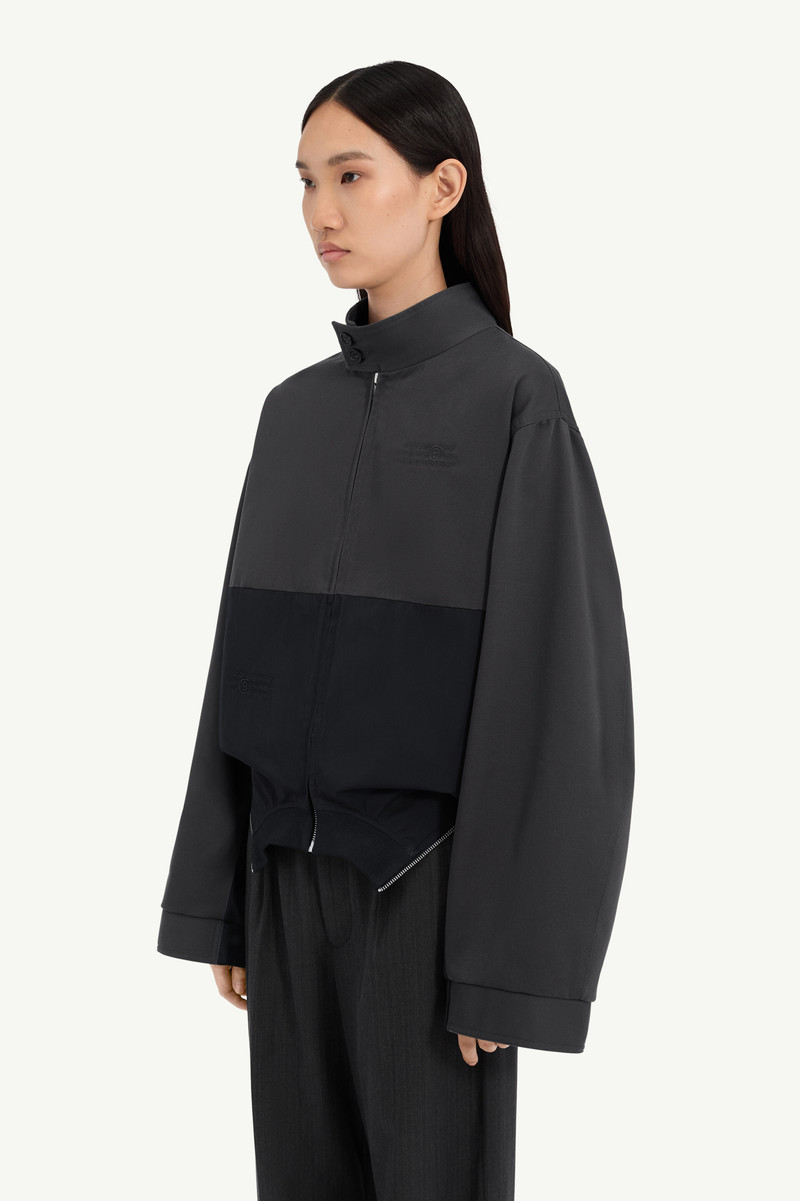 Mirrored two-tone zip jacket 4