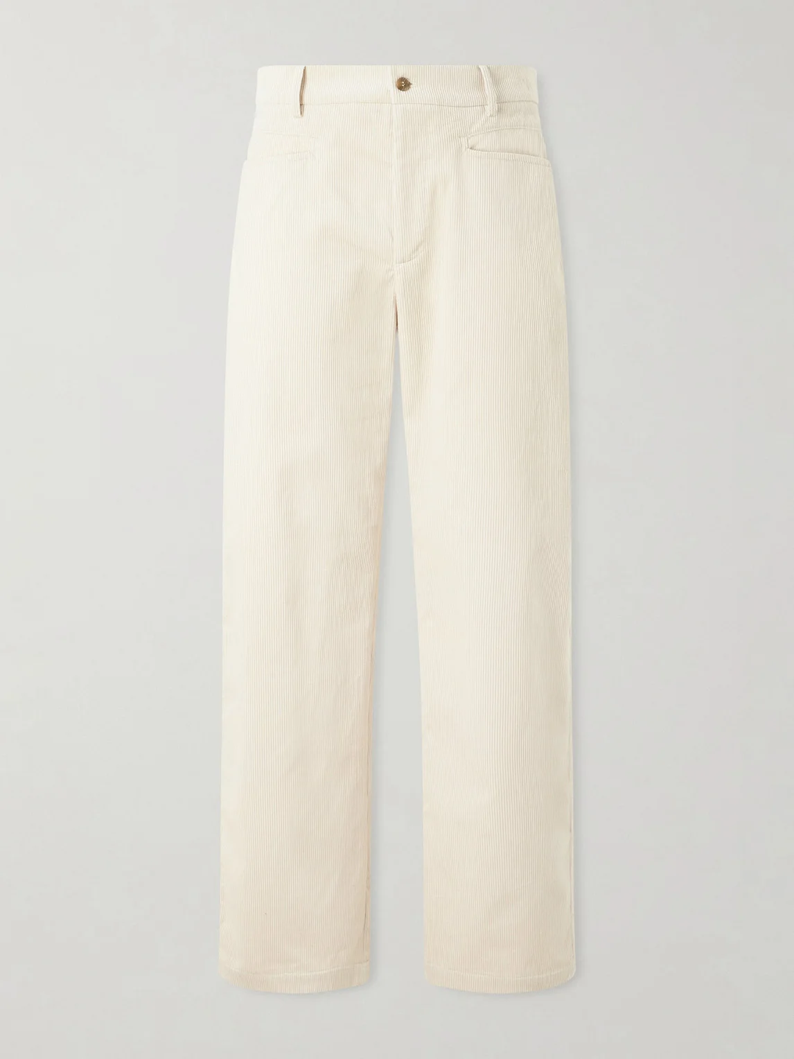 Gardian Wide-Leg Cotton-Corduroy Trousers - 1