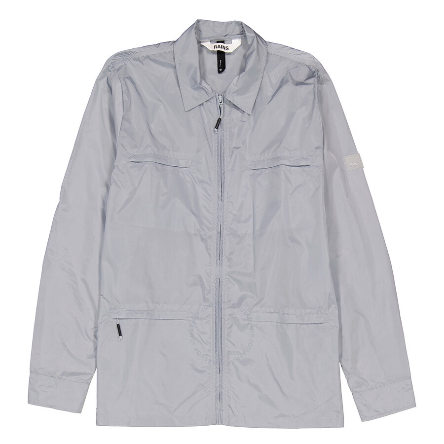 Rains Men's Sky Nylon Zip-Up Overshirt - 2