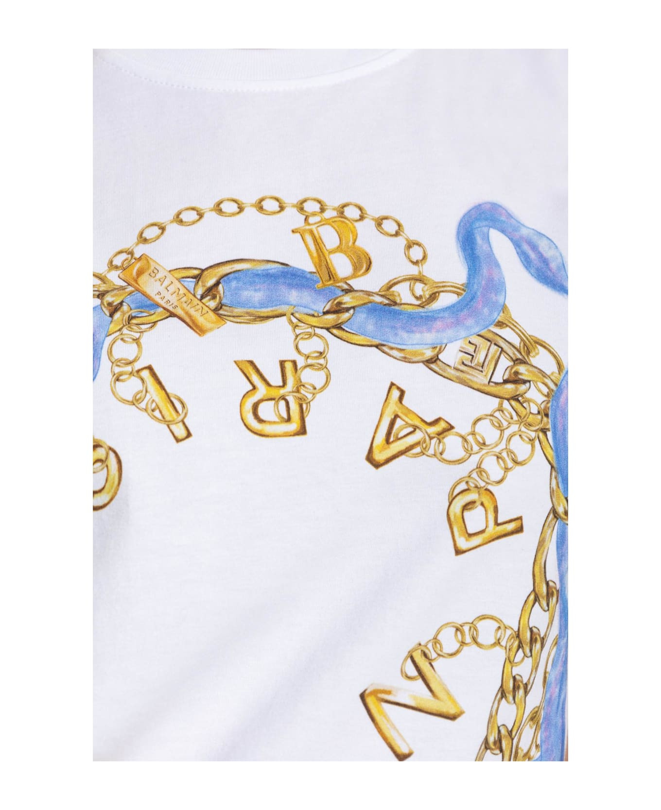 Balmain T-shirt With Colorful Print - 5