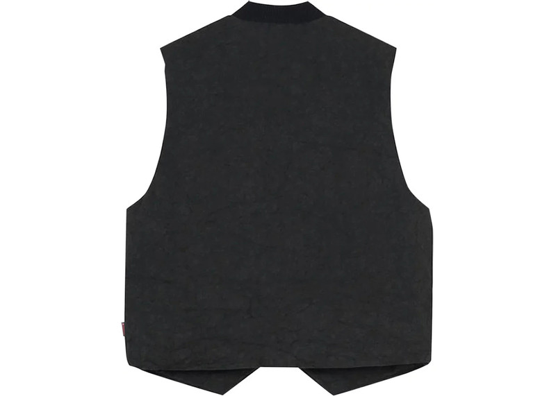 Stüssy Stussy Washed Canvas Primaloft Vest Black outlook