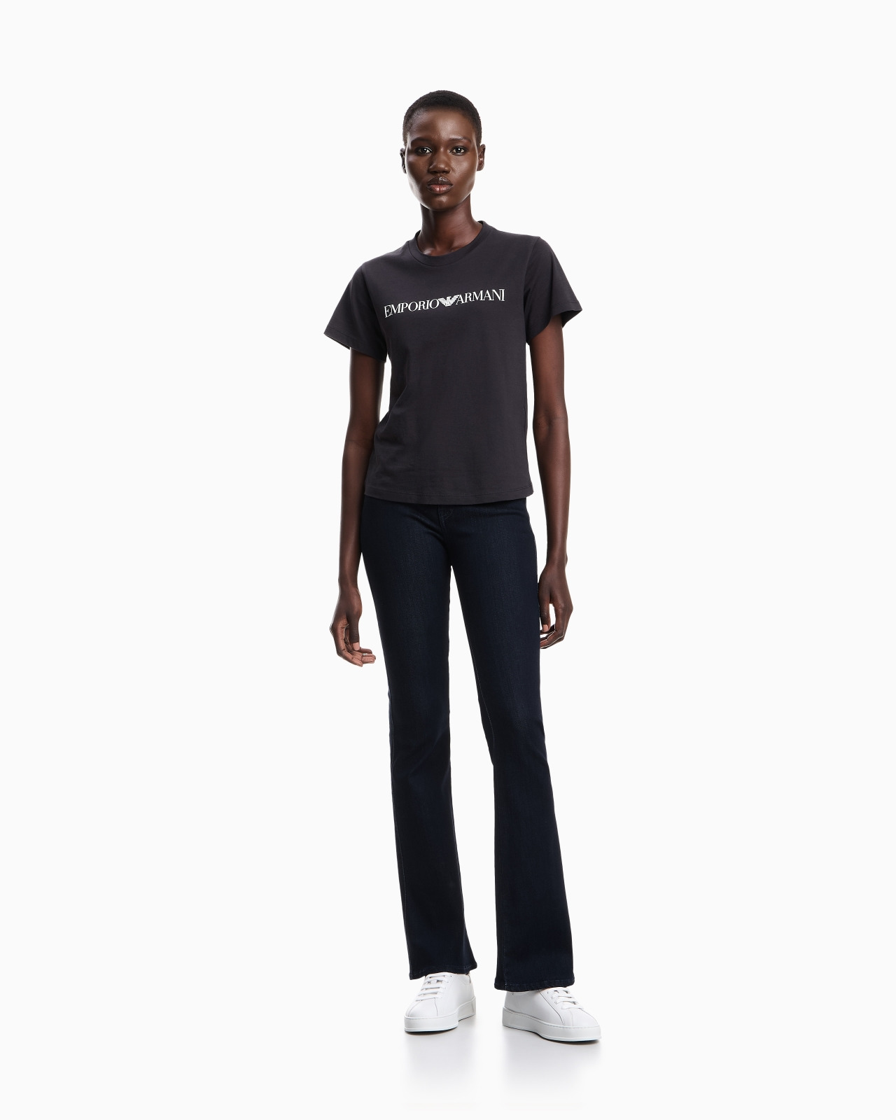 ASV organic-jersey T-shirt with logo print - 2