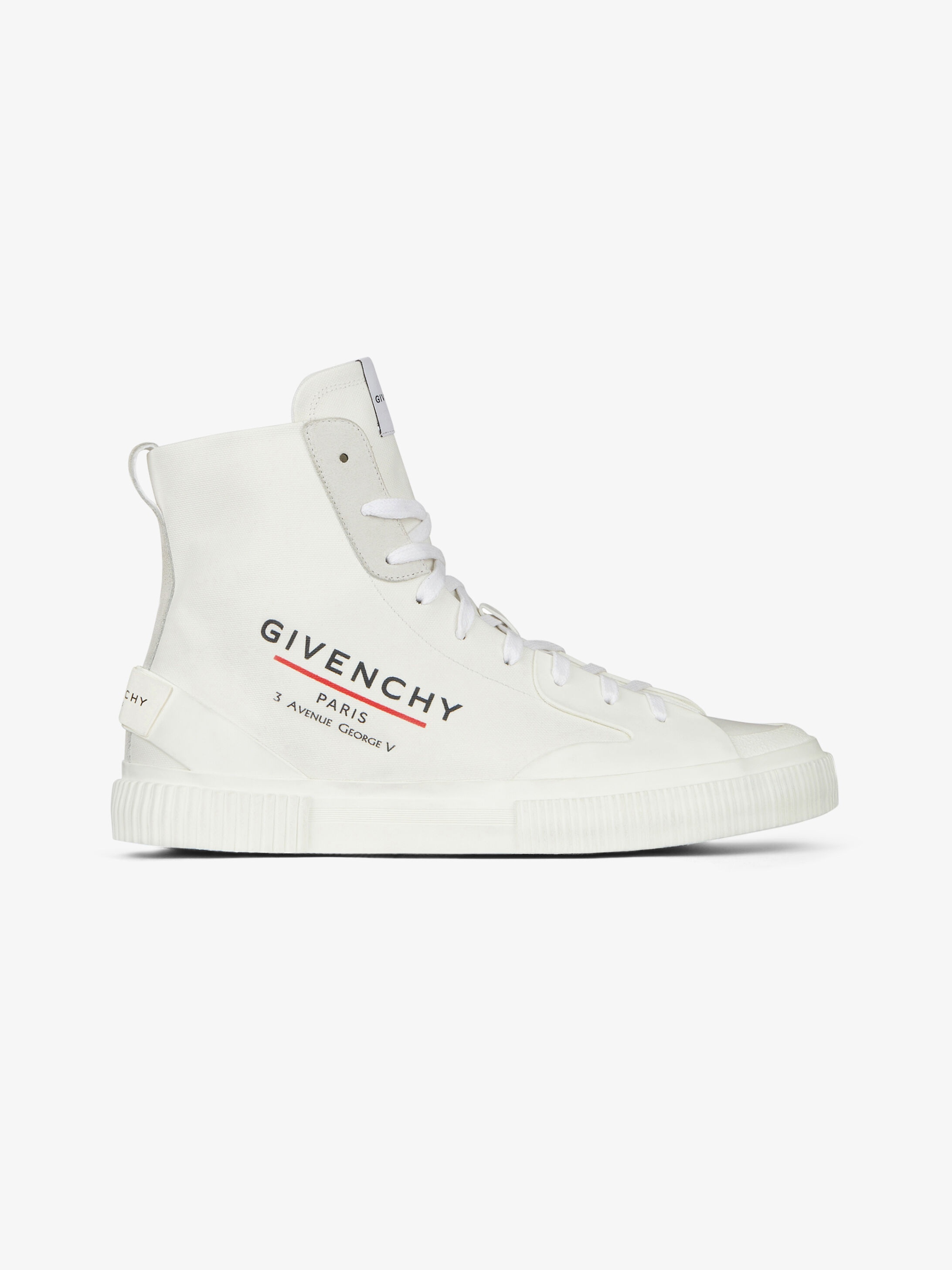 Tennis Light mid-height sneakers in GIVENCHY LABEL canvas - 1