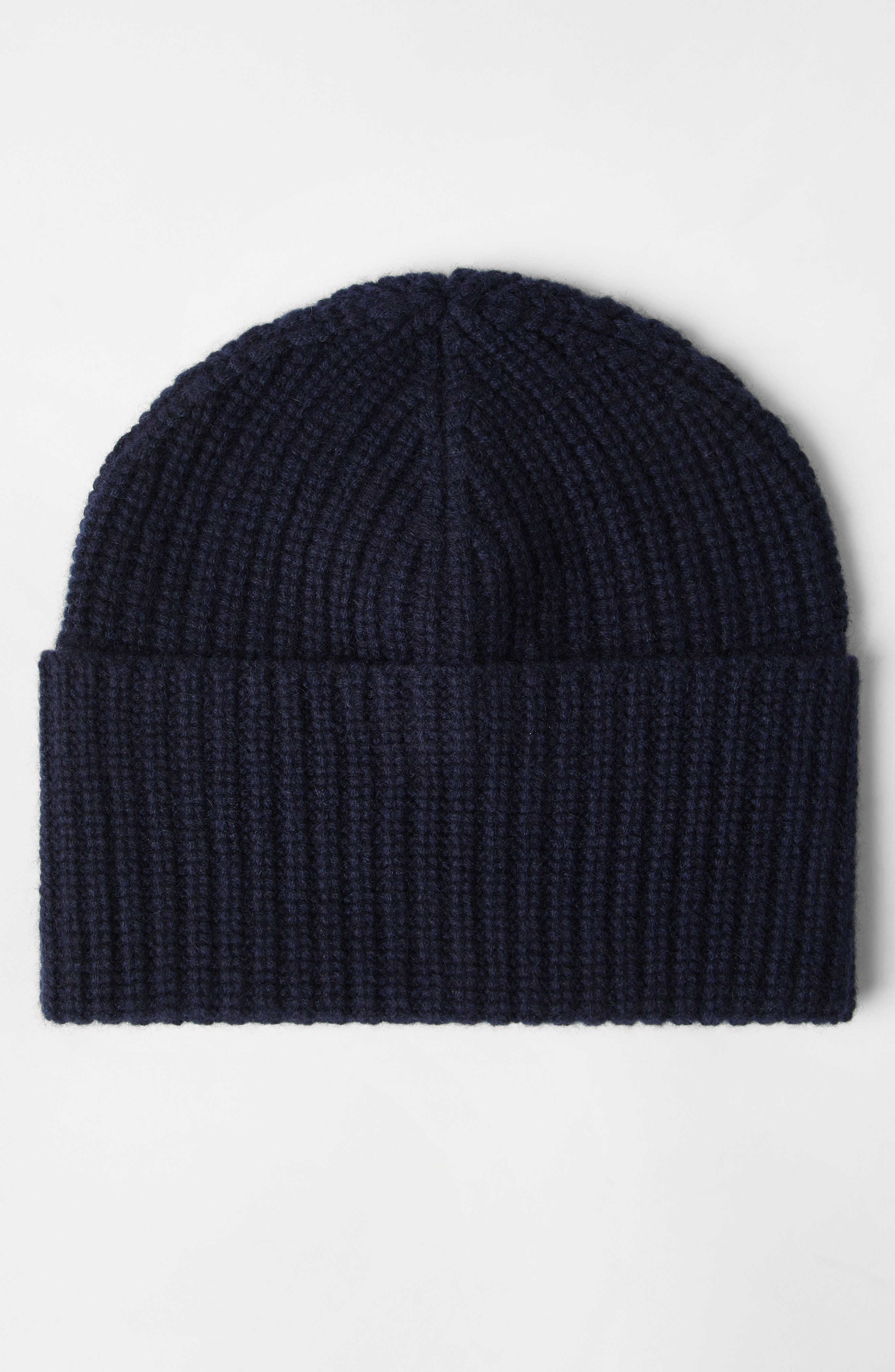 Brunello Cucinelli Cashmere rib knit beanie in Navy Blue at Nordstrom - 2