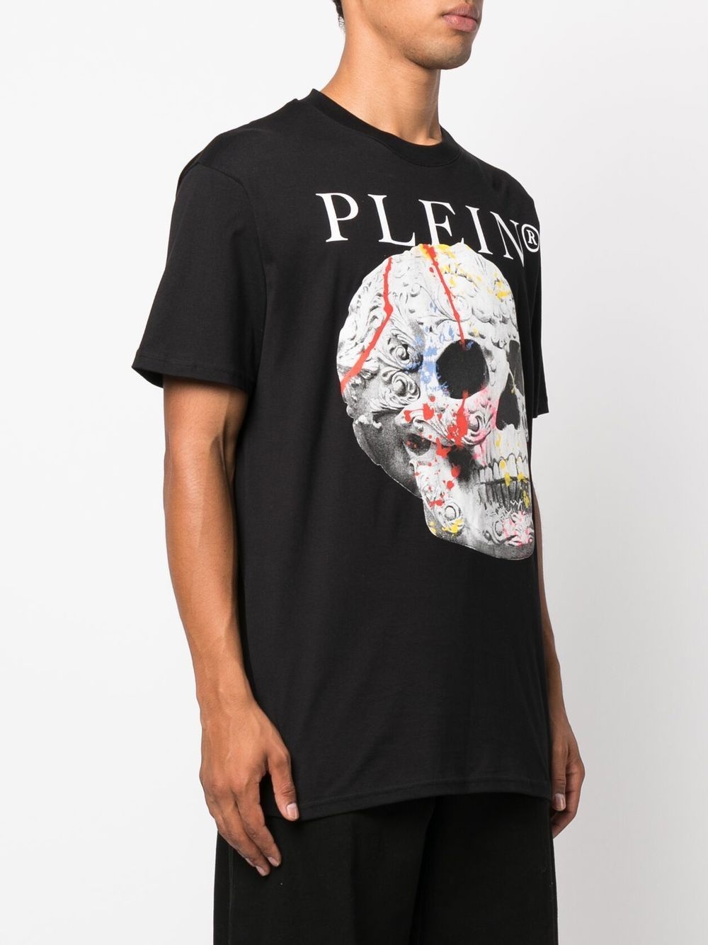 Skull-print cotton T-shirt - 3