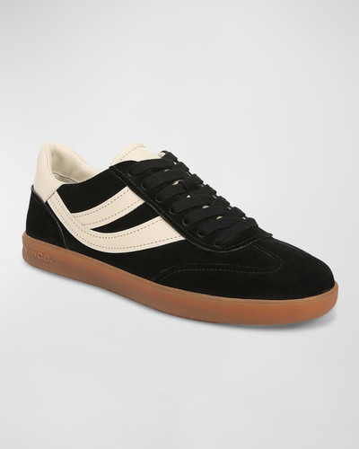 Vince Oasis Bicolor Leather Retro Sneakers outlook