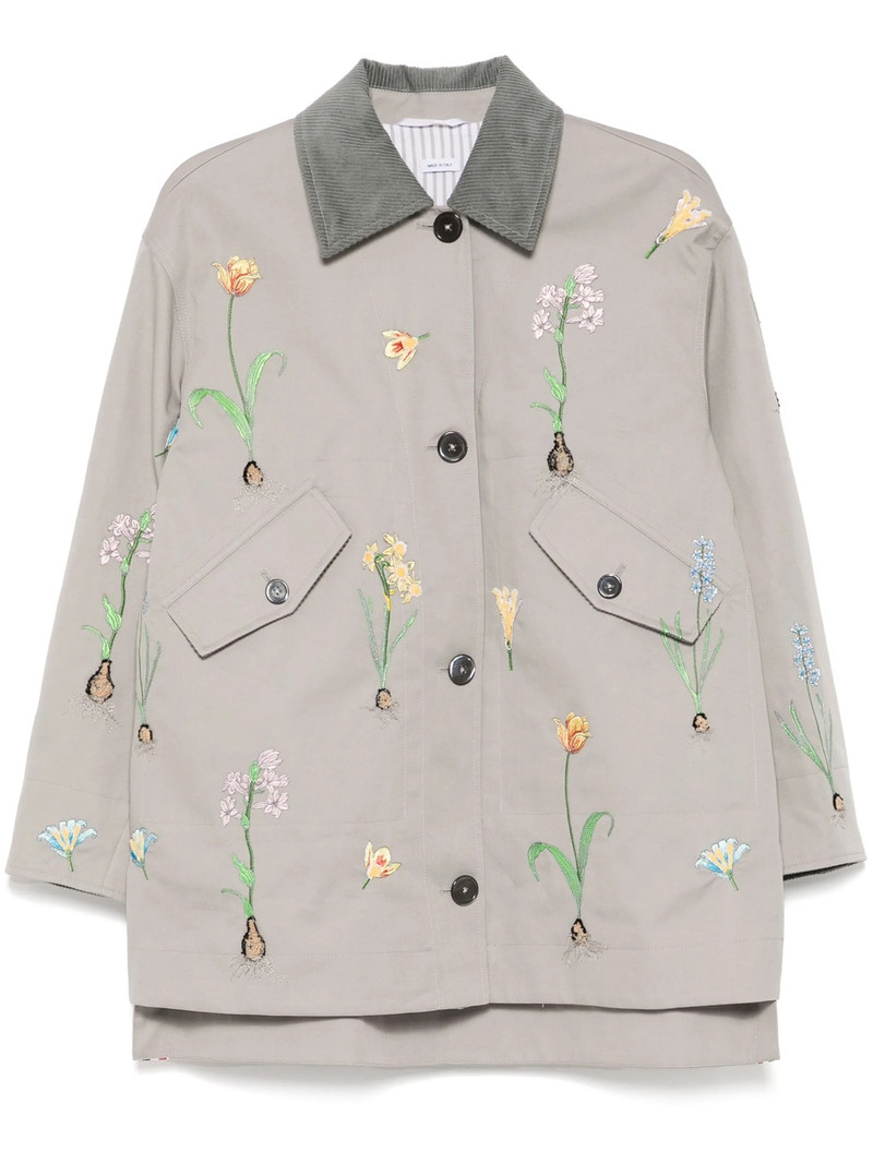 Thom Browne MACKINTOSH FLORAL GARDENING COAT outlook
