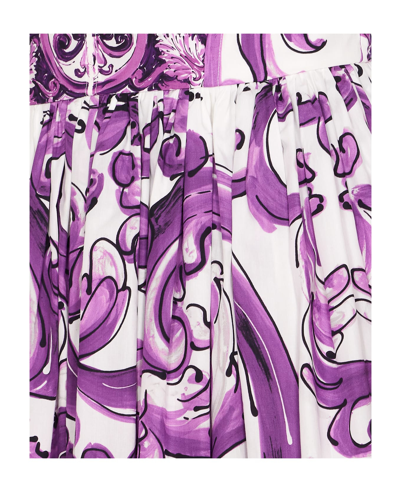 Maiolica Print Dress - 3