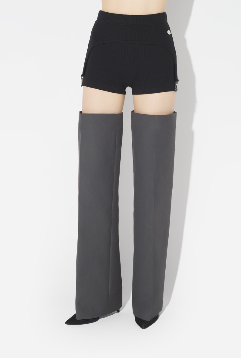 Jean Paul Gaultier THE BLACK GARTER MINI-SHORTS outlook