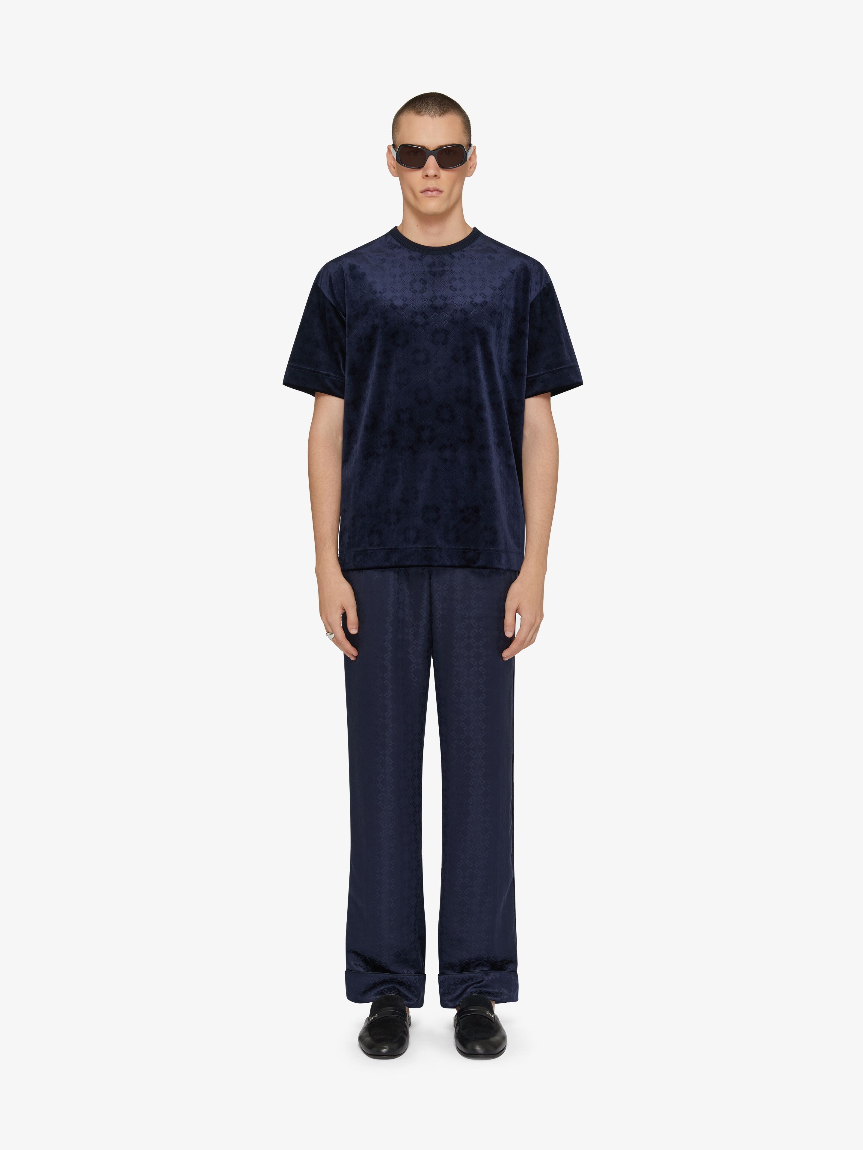 T-SHIRT IN MONOGRAM 72 VELVET - 3