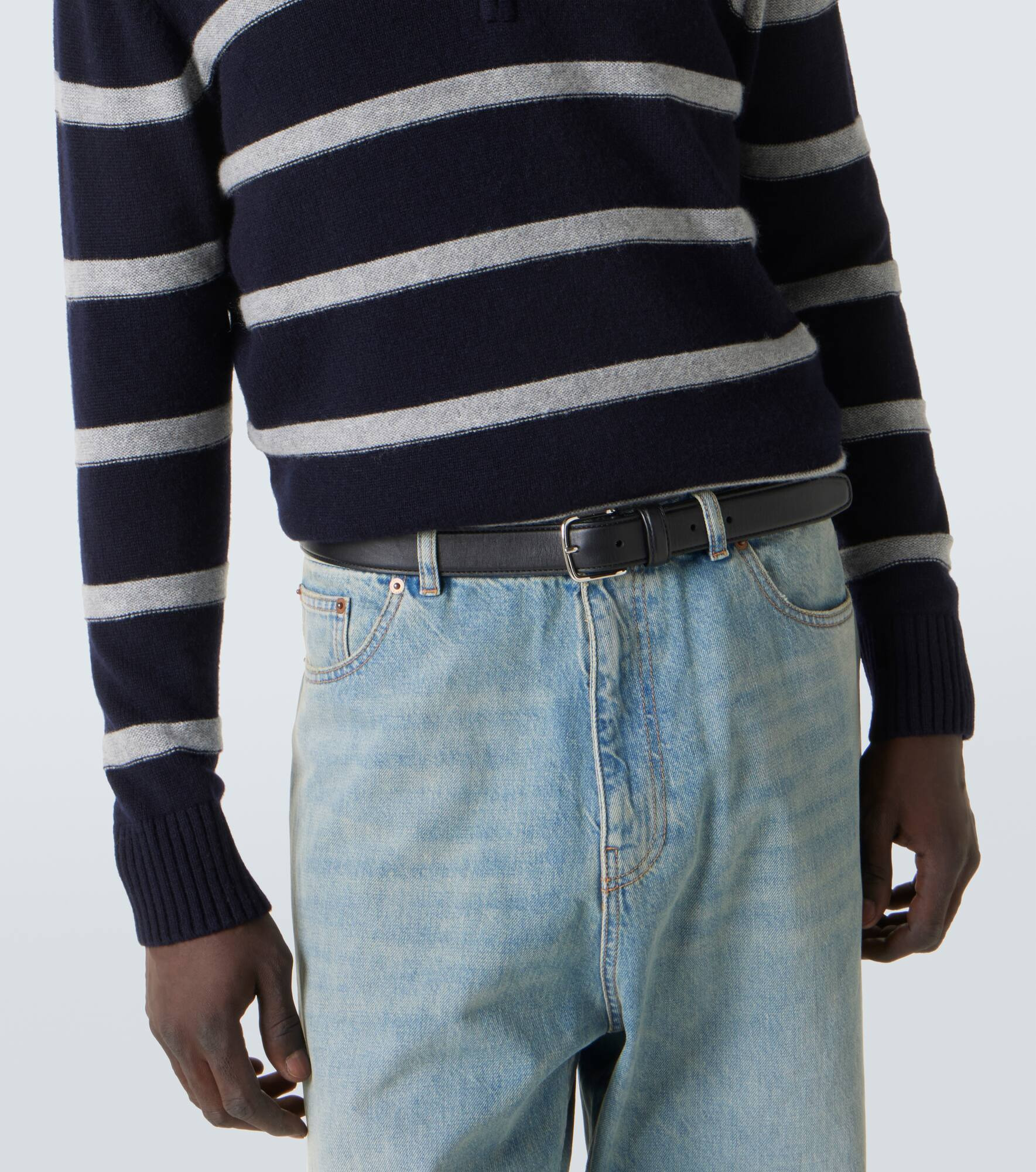 Wool and cashmere half-zip sweater - 7