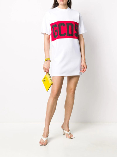 GCDS logo T-shirt dress outlook