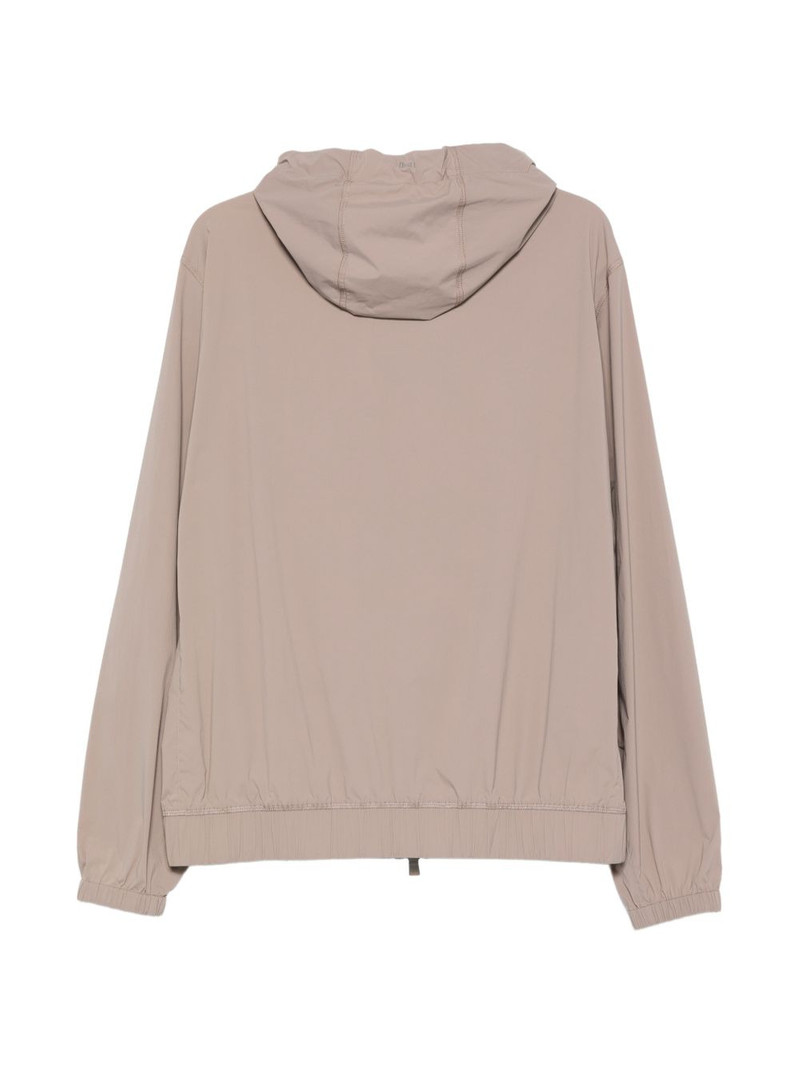 Herno hooded zip-up jacket outlook