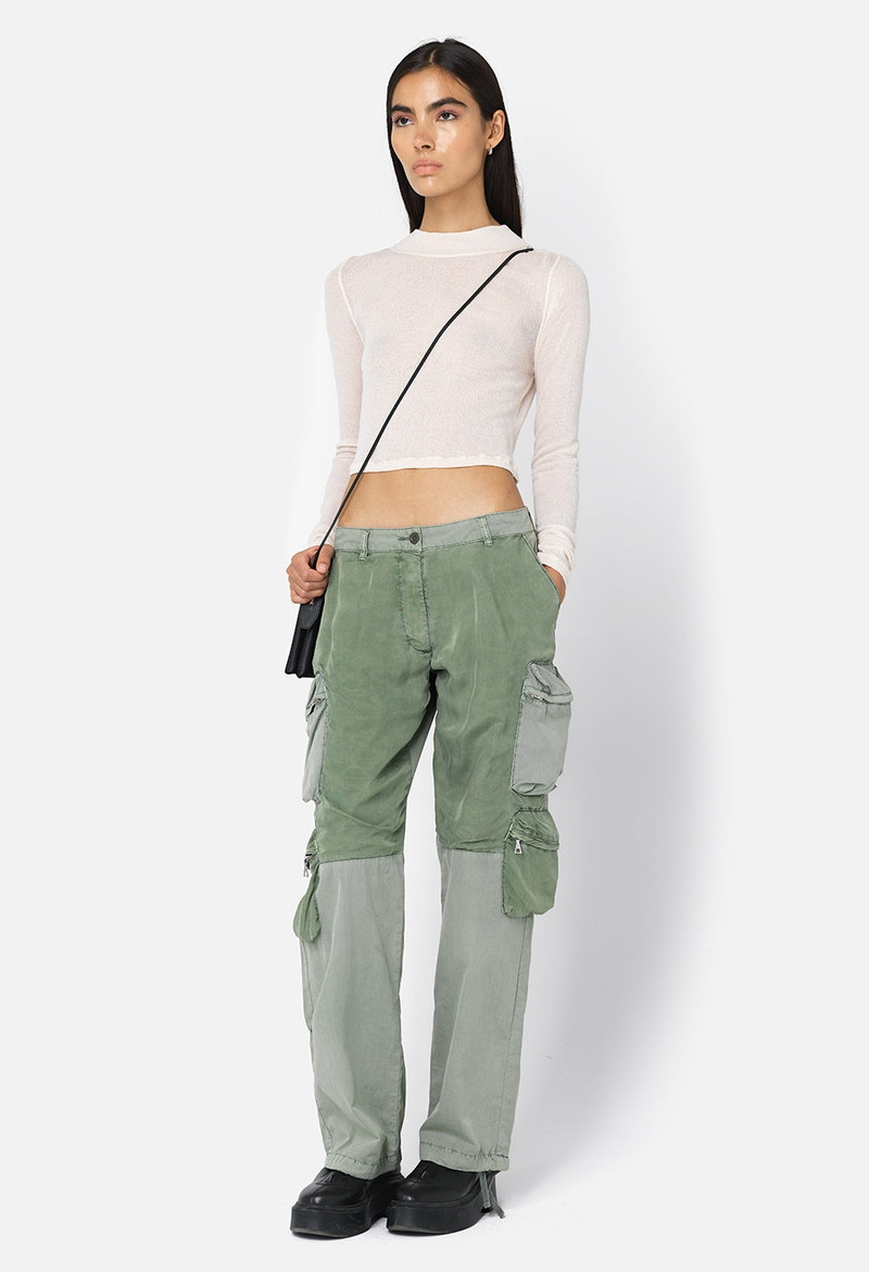 GAUZE RIB LS CROPPED TEE 4