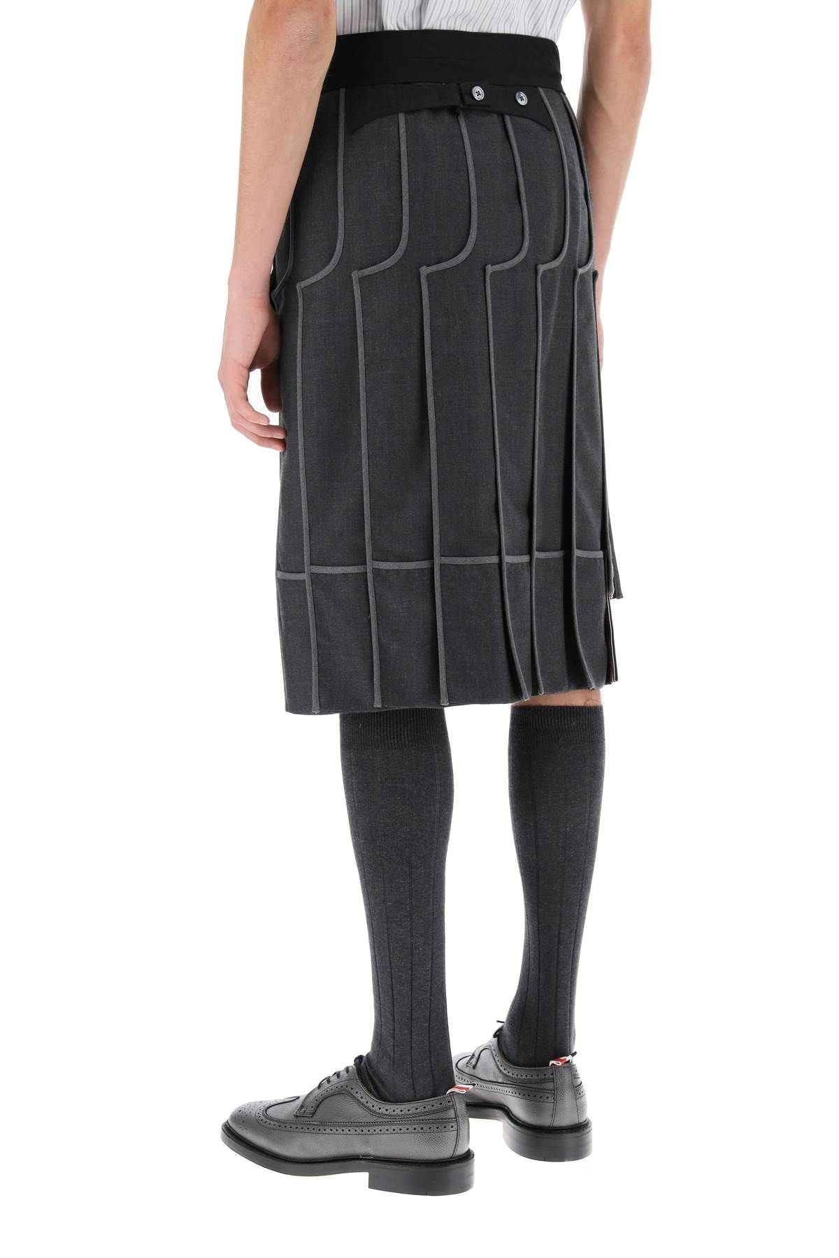 INSIDE-OUT PLEATED SKIRT - 4