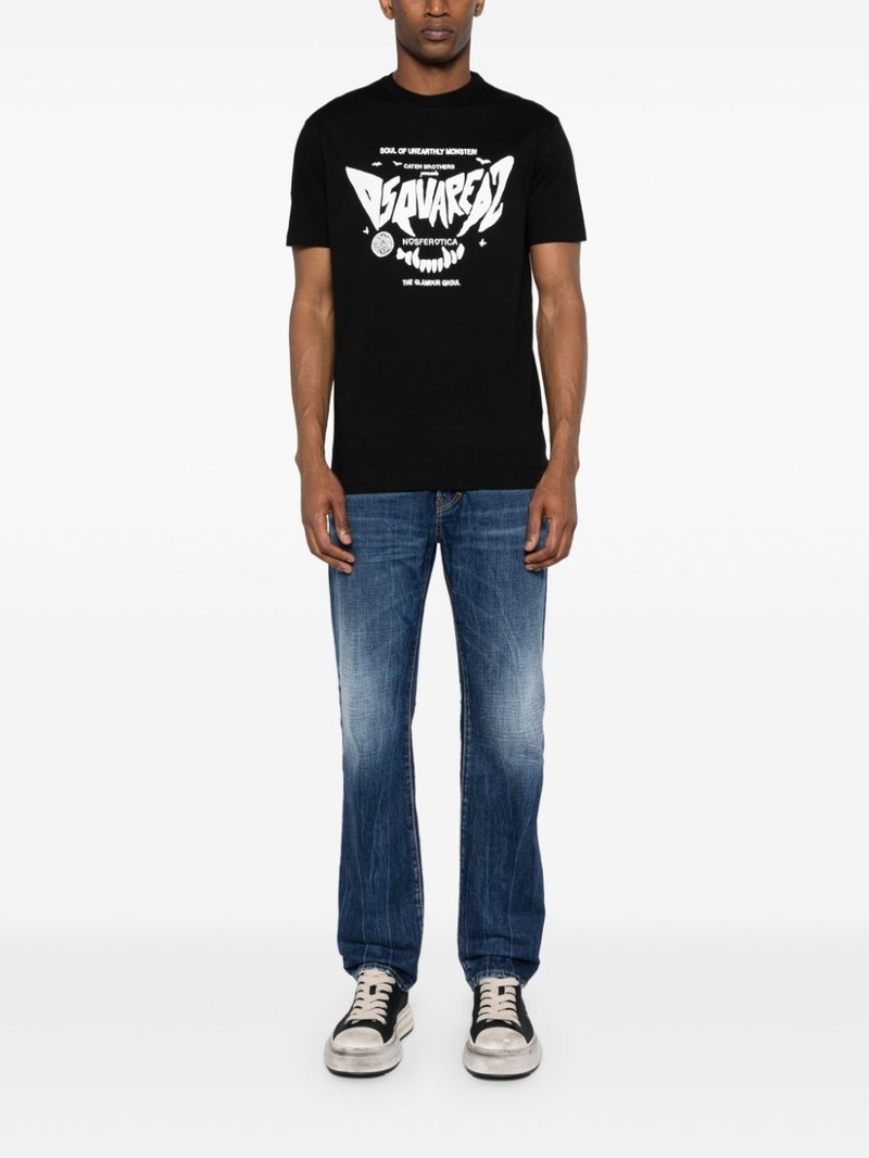 DSQUARED2 642 mid-rise straight-leg jeans outlook