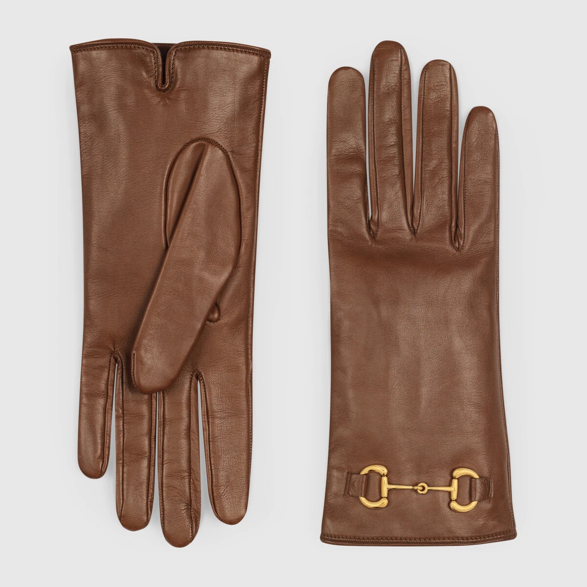 Leather gloves with Horsebit - 1